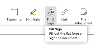 macOS foxit fill and sign